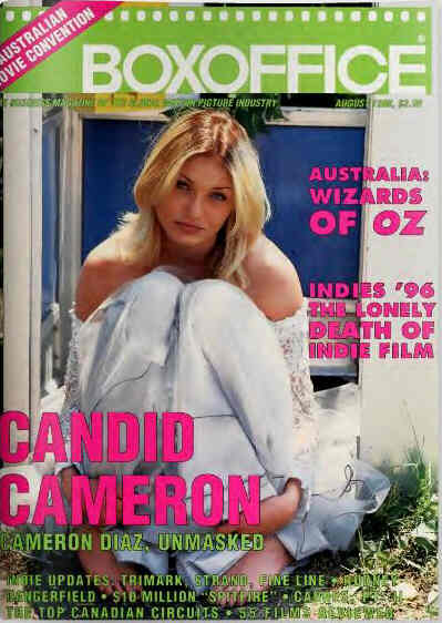 BOXOFFICE magazine side cover August 1996