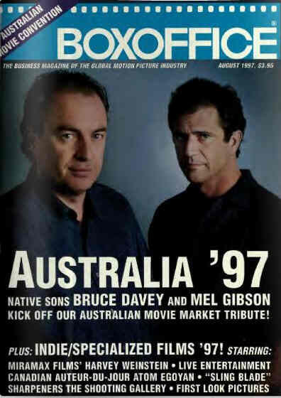 BOXOFFICE magazine side cover August 1997