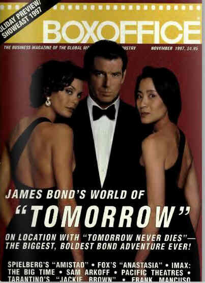 BOXOFFICE magazine side cover November 1997