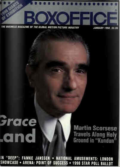 BOXOFFICE magazine side cover January 1998