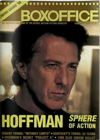 BOXOFFICE magazine side cover February 1998