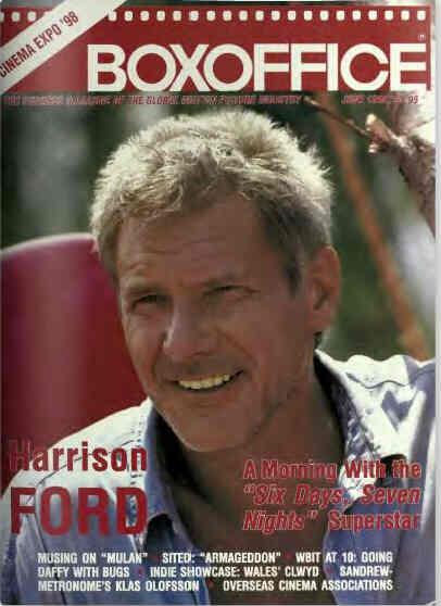 BOXOFFICE magazine side cover June 1998