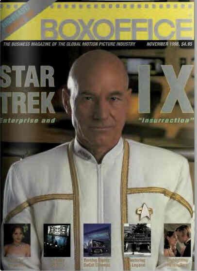 BOXOFFICE magazine side cover November 1998