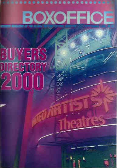 BOXOFFICE magazine side cover September 1999