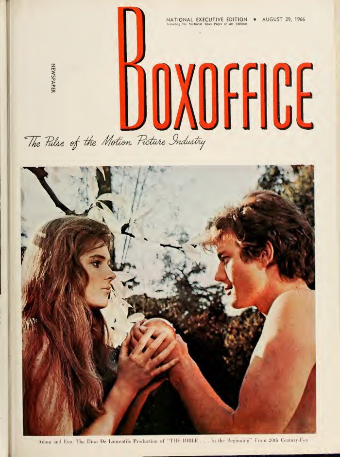 BOXOFFICE magazine side cover 29 August 1966