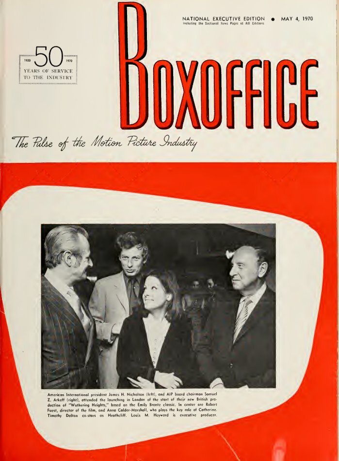 BOXOFFICE magazine side cover 4 May 1970