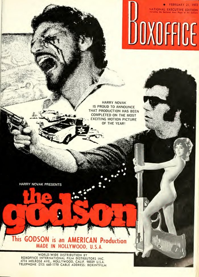 BOXOFFICE magazine side cover 21 February 1972