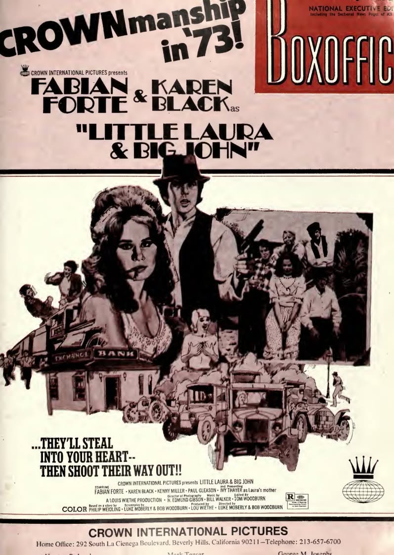 BOXOFFICE magazine side cover 2 April 1973
