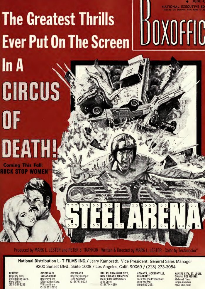 BOXOFFICE magazine side cover 4 June 1973