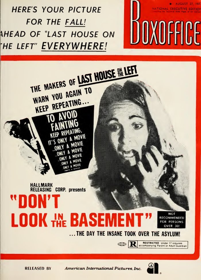 BOXOFFICE magazine side cover 27 August 1973