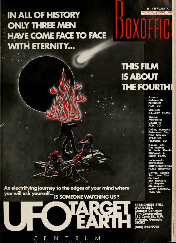 BOXOFFICE magazine side cover 4 February 1974