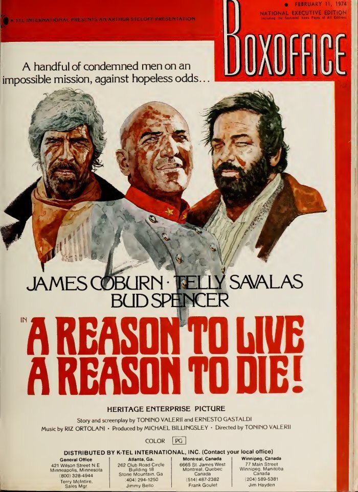 BOXOFFICE magazine side cover 11 February 1974