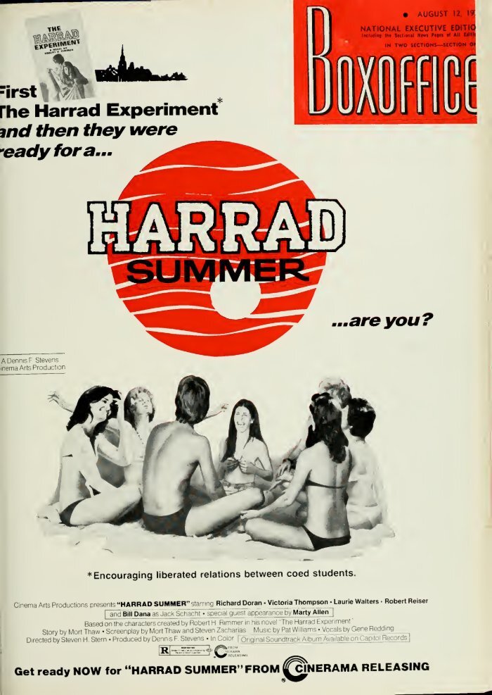 BOXOFFICE magazine side cover 12 August 1974