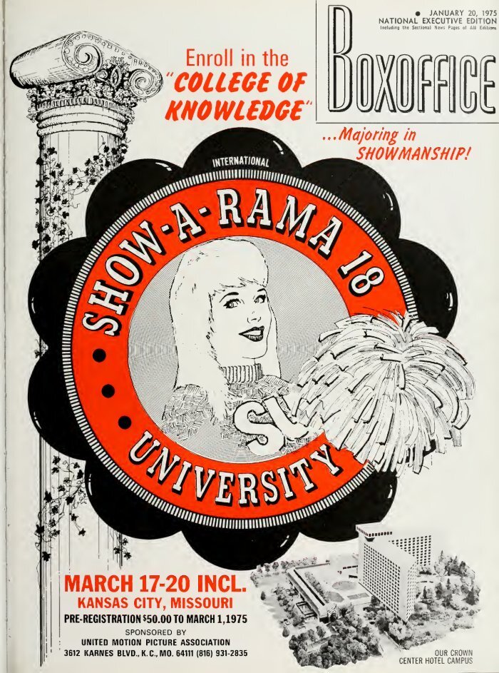 BOXOFFICE magazine side cover 20 January 1975