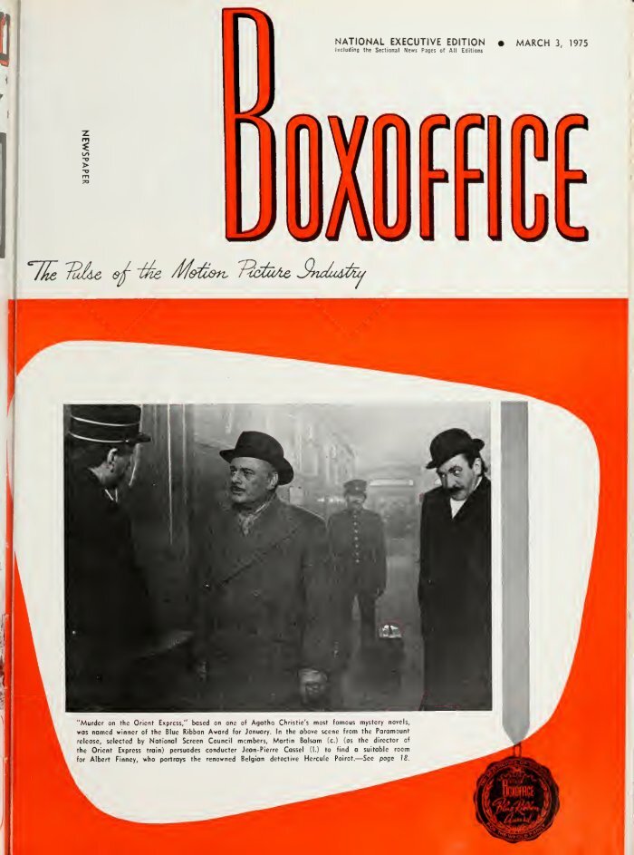 BOXOFFICE magazine side cover 3 March 1975