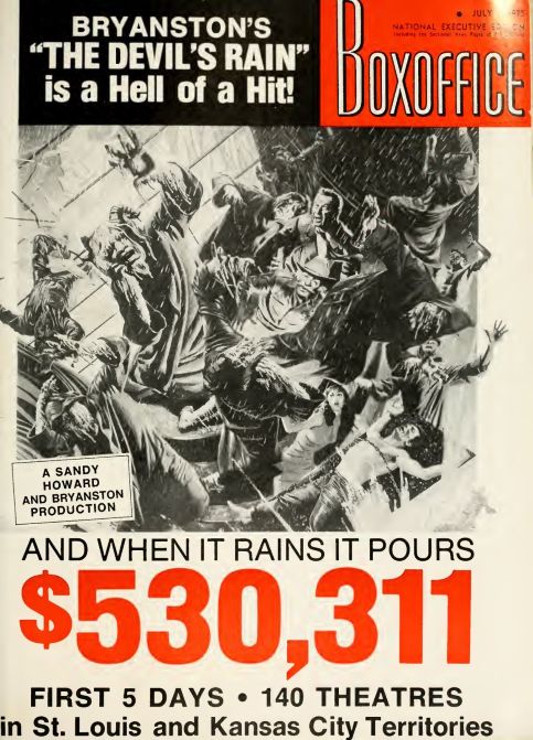 BOXOFFICE magazine side cover 7 July 1975