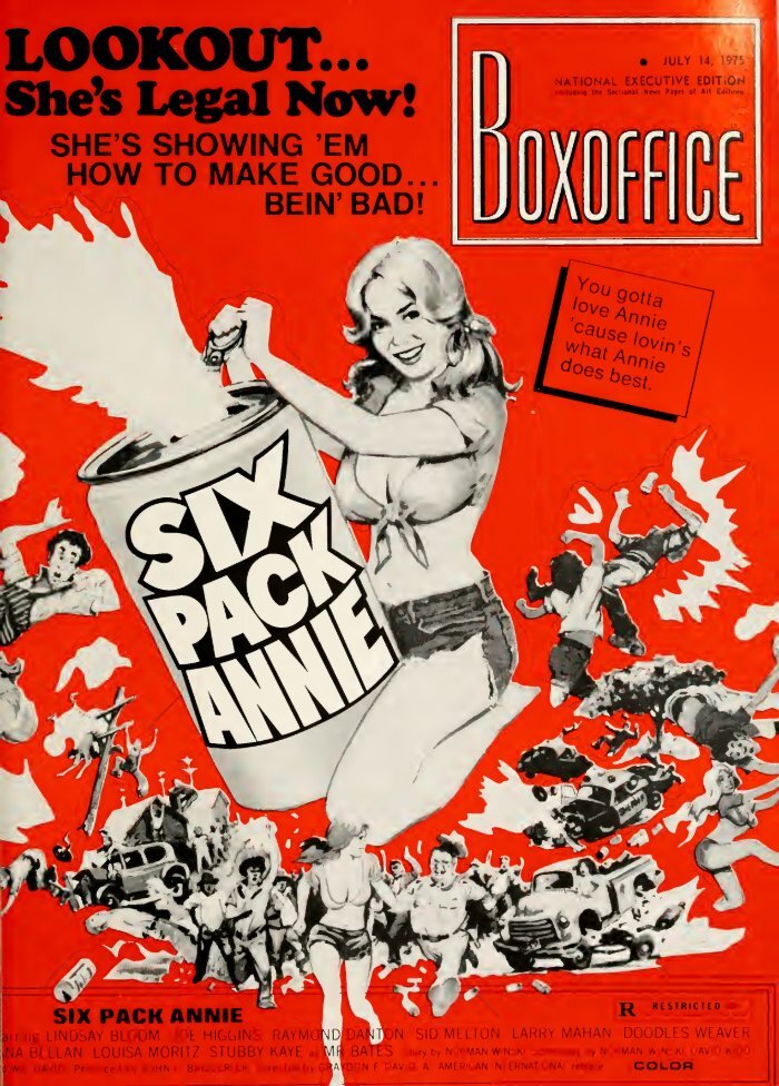 BOXOFFICE magazine side cover 14 July 1975