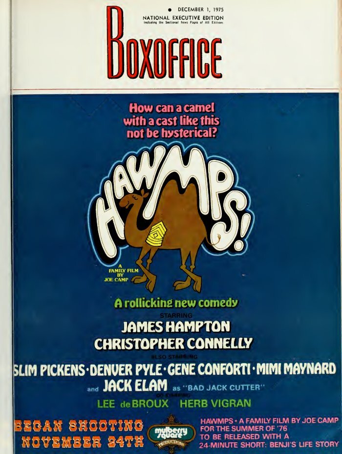 BOXOFFICE magazine side cover 1 December 1975