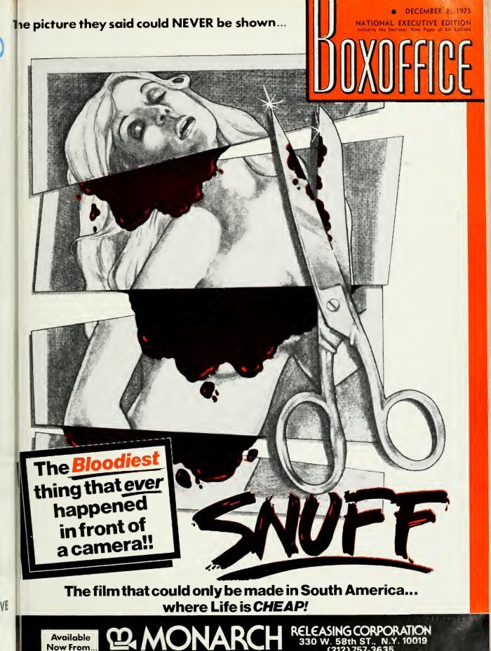 BOXOFFICE magazine side cover 8 December 1975