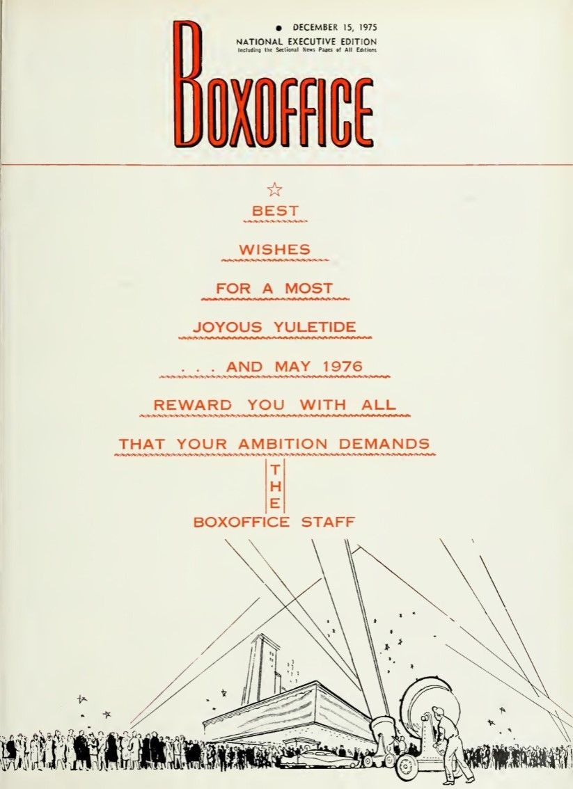 BOXOFFICE magazine side cover 15 December 1975