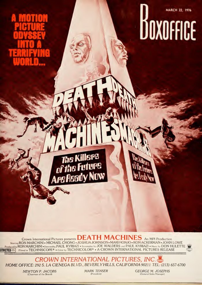 BOXOFFICE magazine side cover 22 March 1976