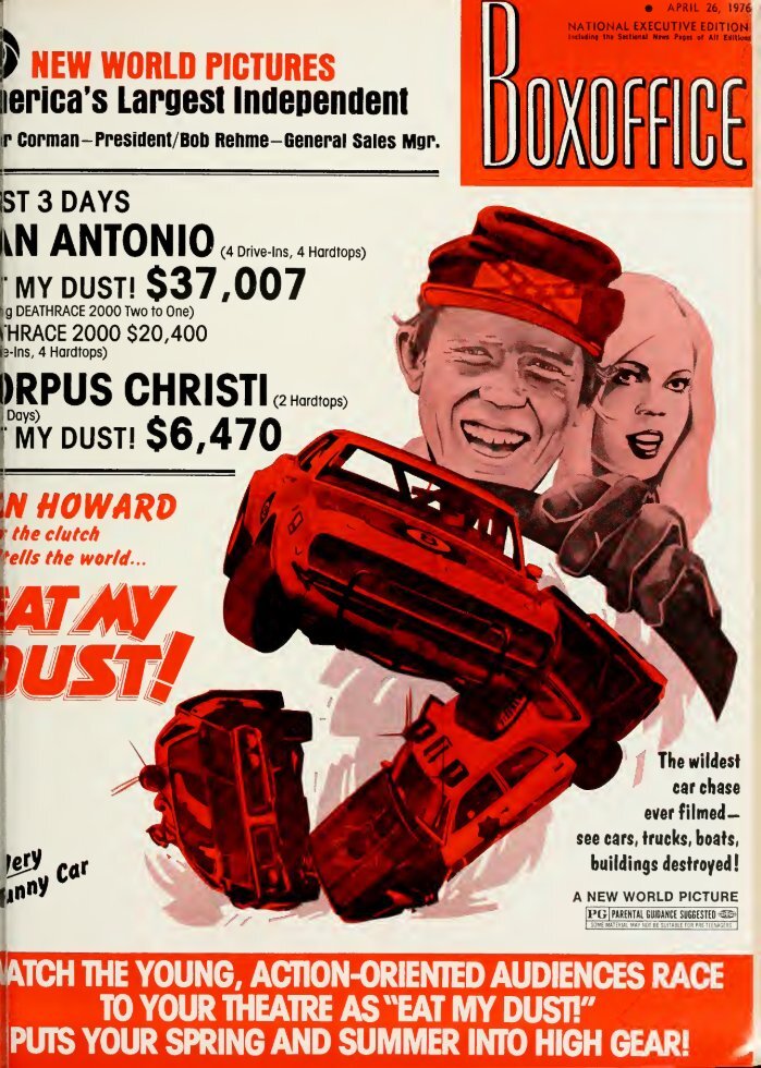 BOXOFFICE magazine side cover 26 April 1976