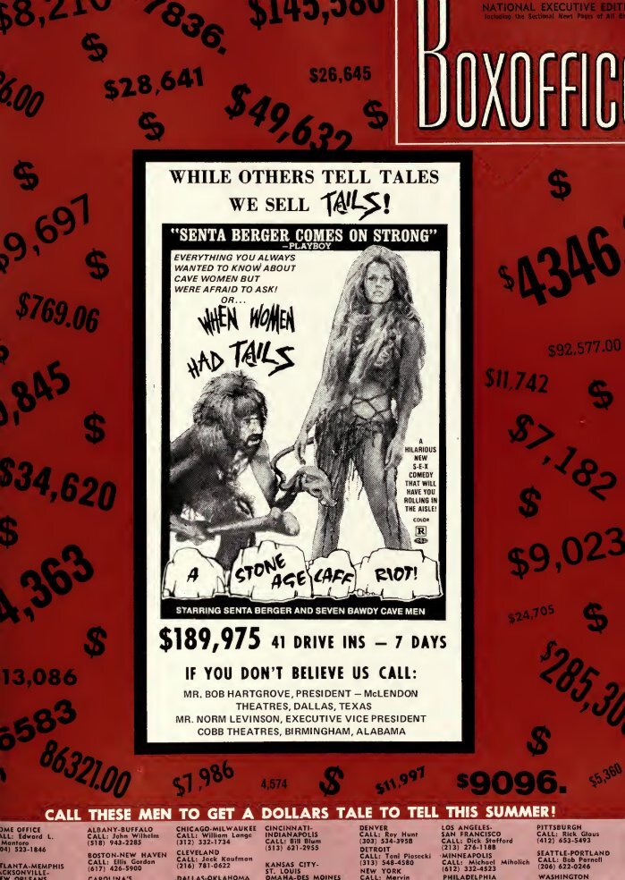 BOXOFFICE magazine side cover 14 June 1976