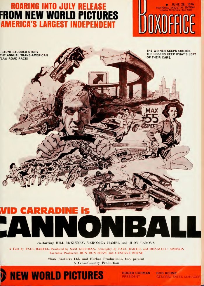 BOXOFFICE magazine side cover 28 June 1976