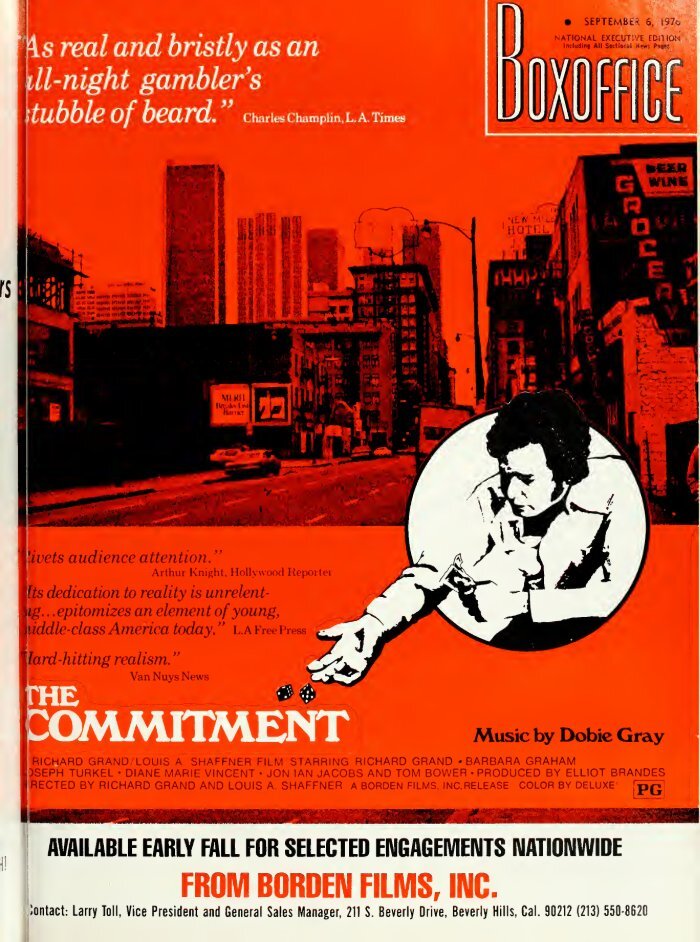 BOXOFFICE magazine side cover 6 September 1976