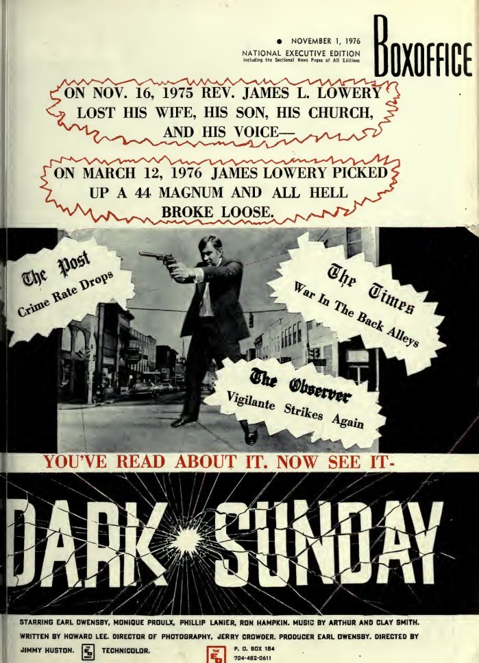 BOXOFFICE magazine side cover 1 November 1976