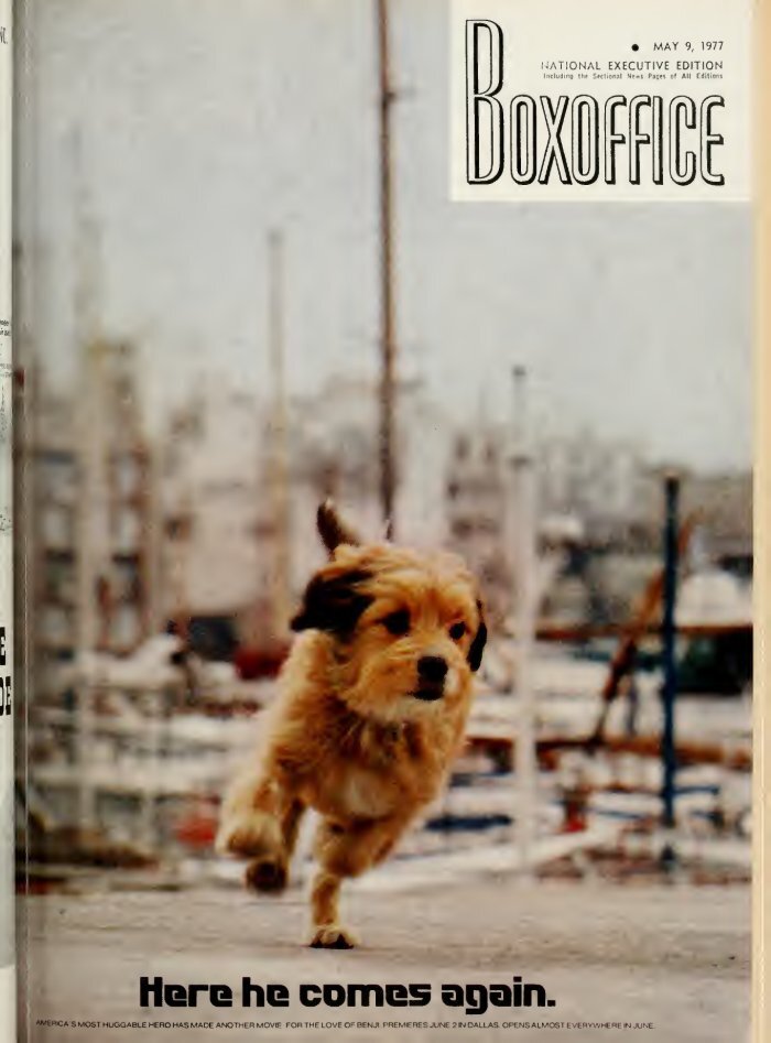 BOXOFFICE magazine side cover 9 May 1977