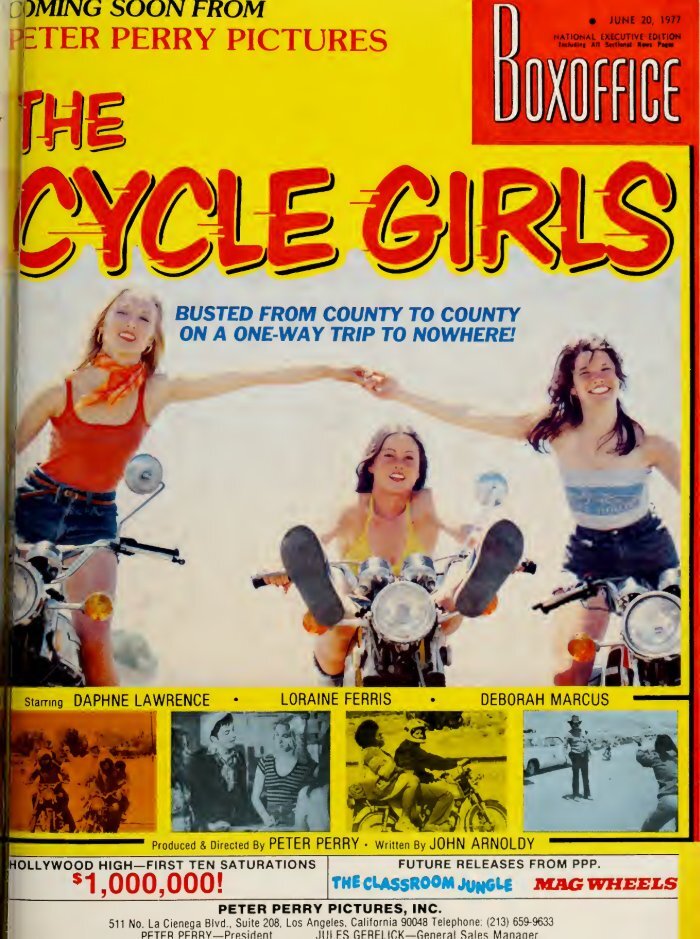 BOXOFFICE magazine side cover 20 June 1977