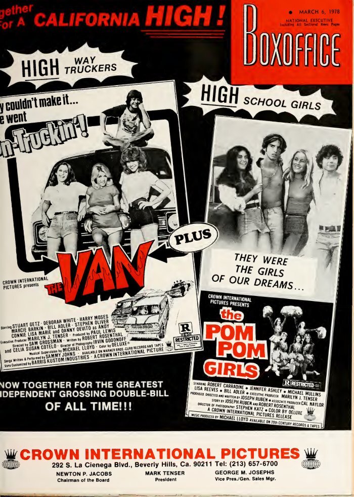 BOXOFFICE magazine side cover 6 March 1978