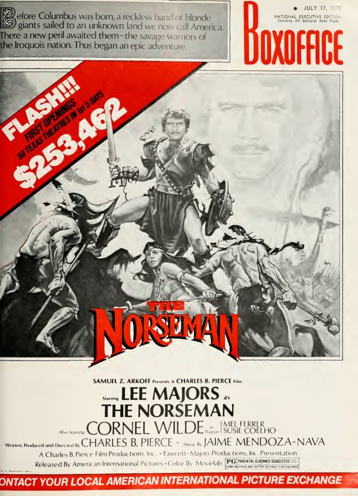 BOXOFFICE magazine side cover 17 July 1978