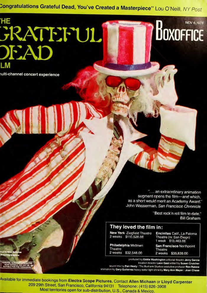 BOXOFFICE magazine side cover 6 November 1978