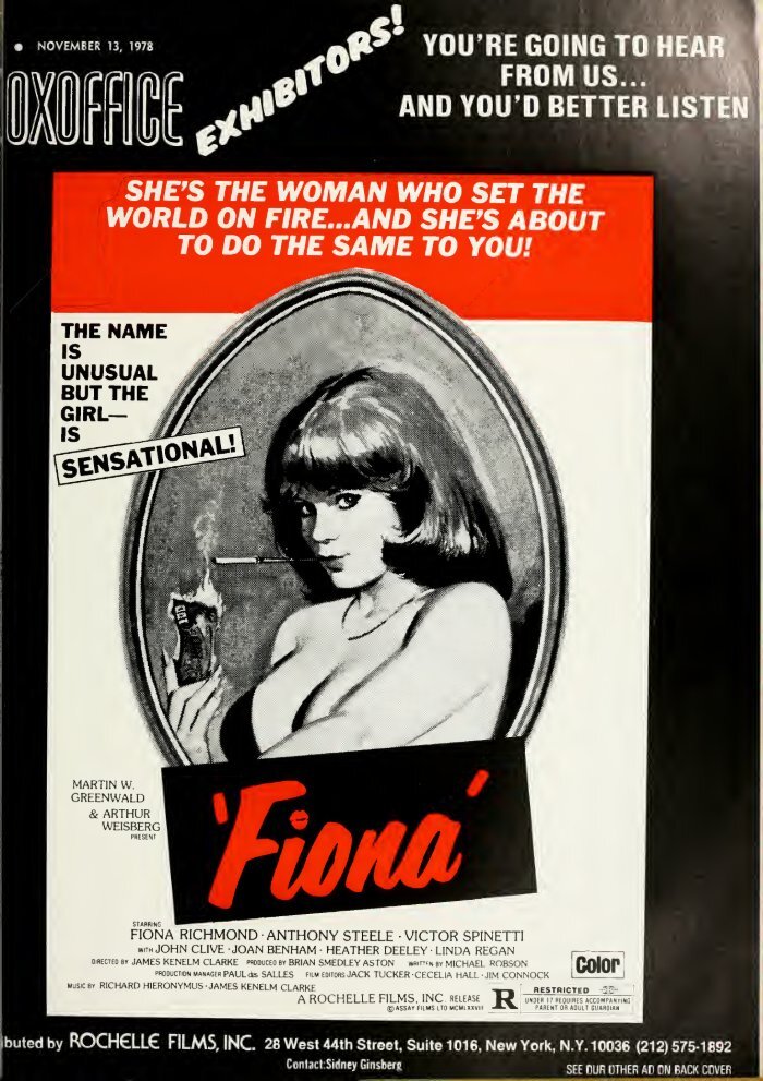 BOXOFFICE magazine side cover 13 November 1978
