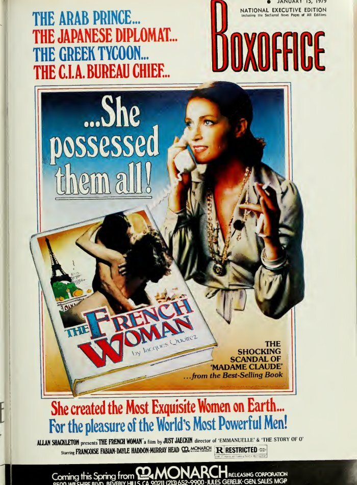 BOXOFFICE magazine side cover 15 January 1979
