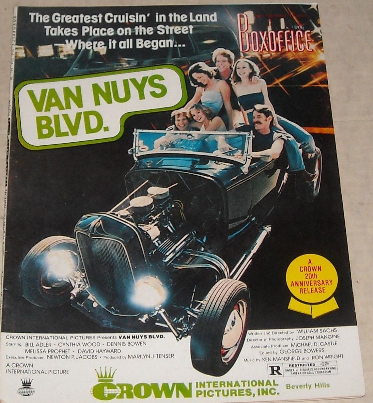 BOXOFFICE magazine side cover February 1979
