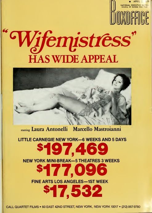 BOXOFFICE magazine side cover 2 April 1979