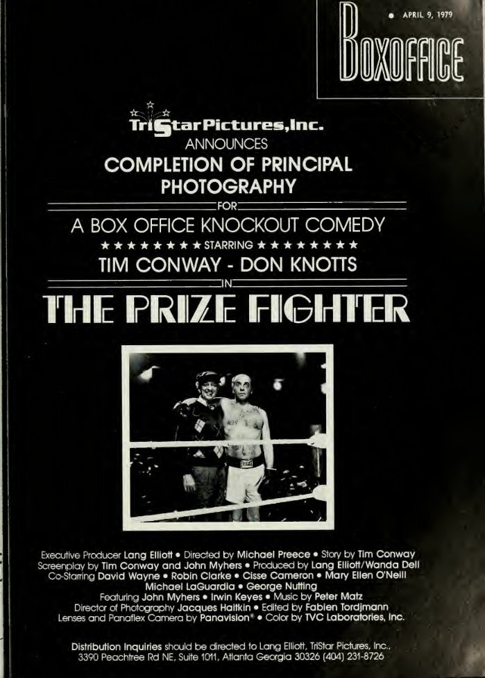 BOXOFFICE magazine side cover 9 April 1979