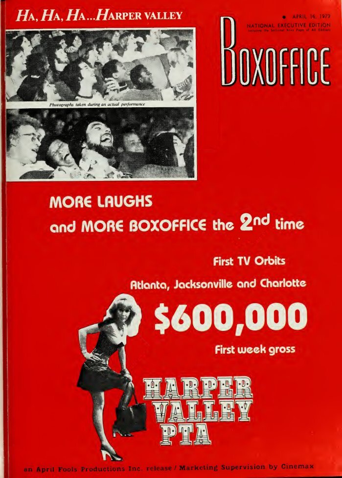 BOXOFFICE magazine side cover 16 April 1979