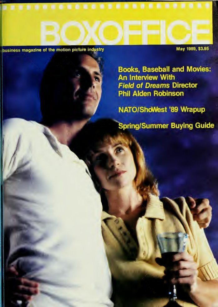 BOXOFFICE magazine side cover  May 1989