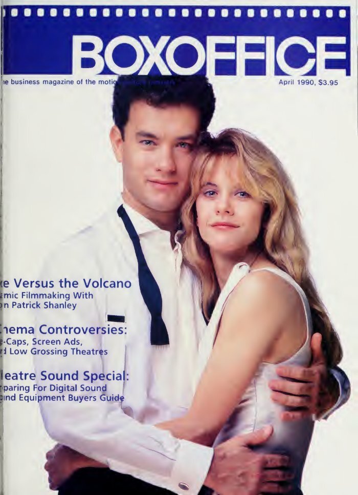 BOXOFFICE magazine side cover  April 1990