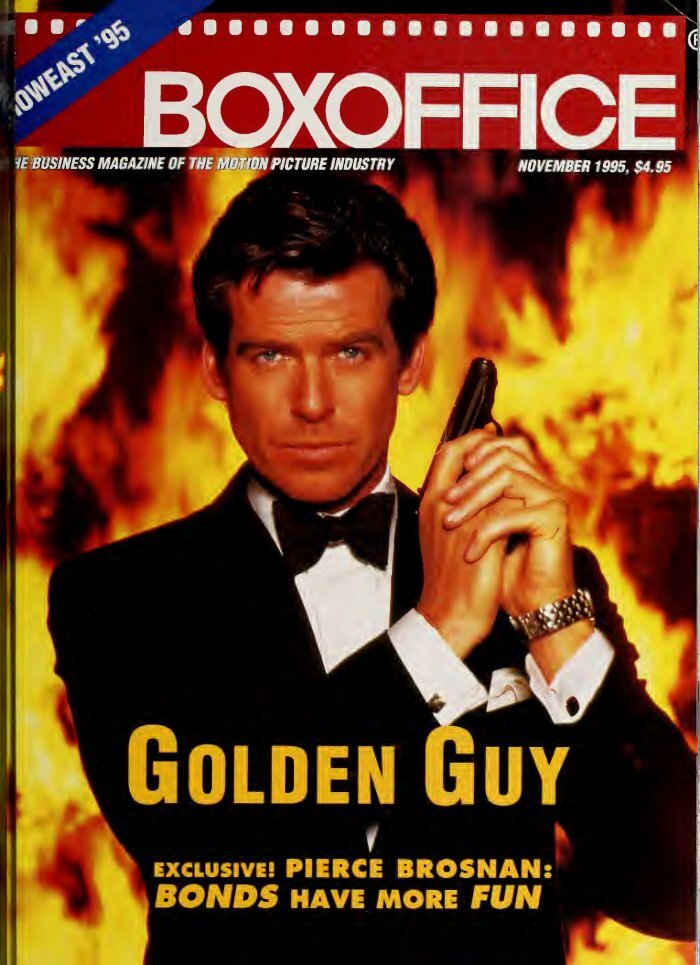 BOXOFFICE magazine side cover  November 1995