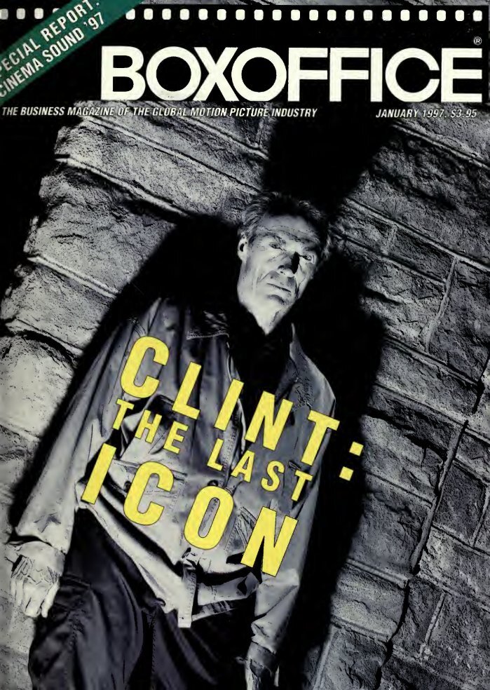 BOXOFFICE magazine side cover  January 1997