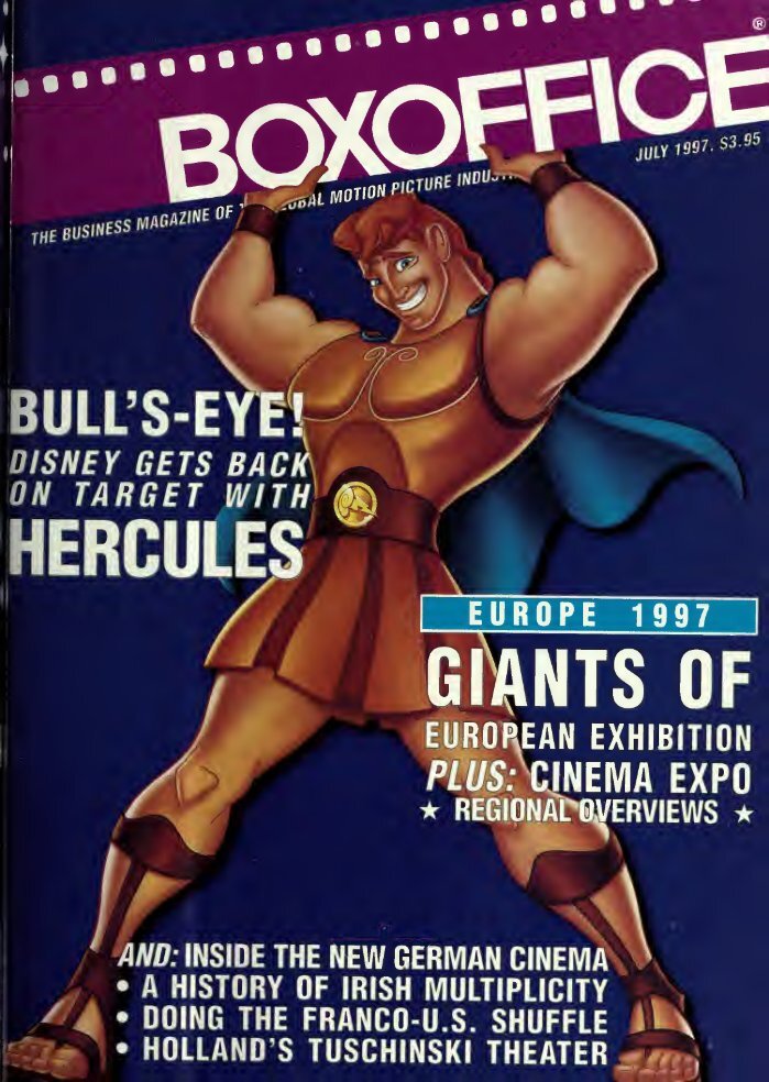 BOXOFFICE magazine side cover  July 1997