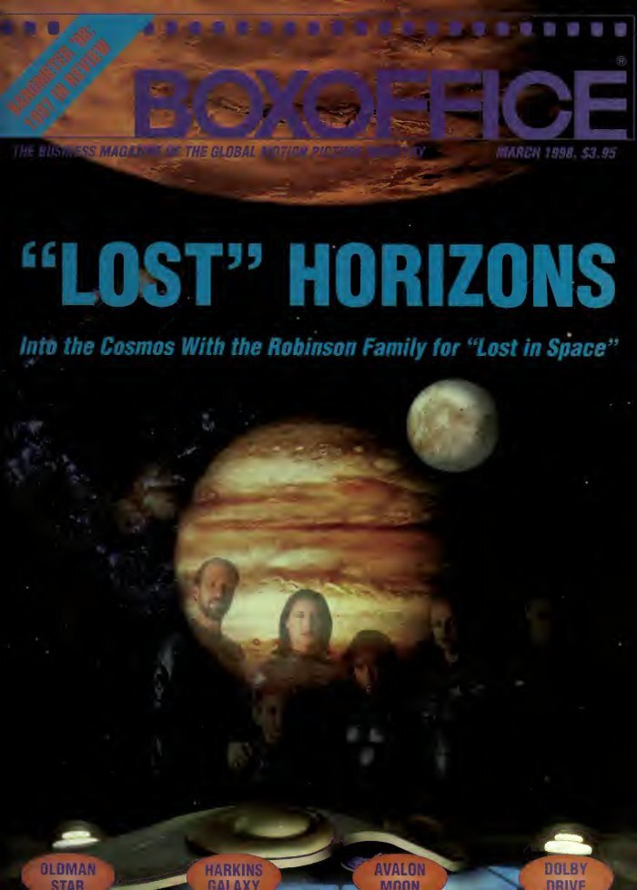 BOXOFFICE magazine side cover  March 1998