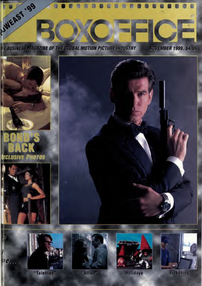 BOXOFFICE magazine side cover  November 1999