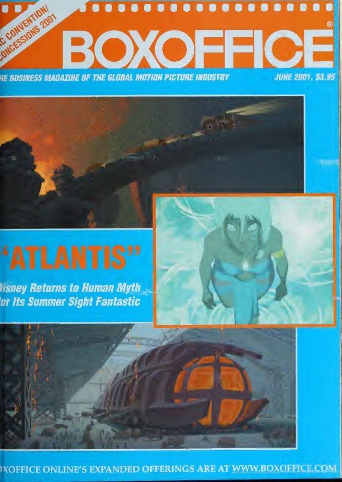 BOXOFFICE magazine side cover  June 2001