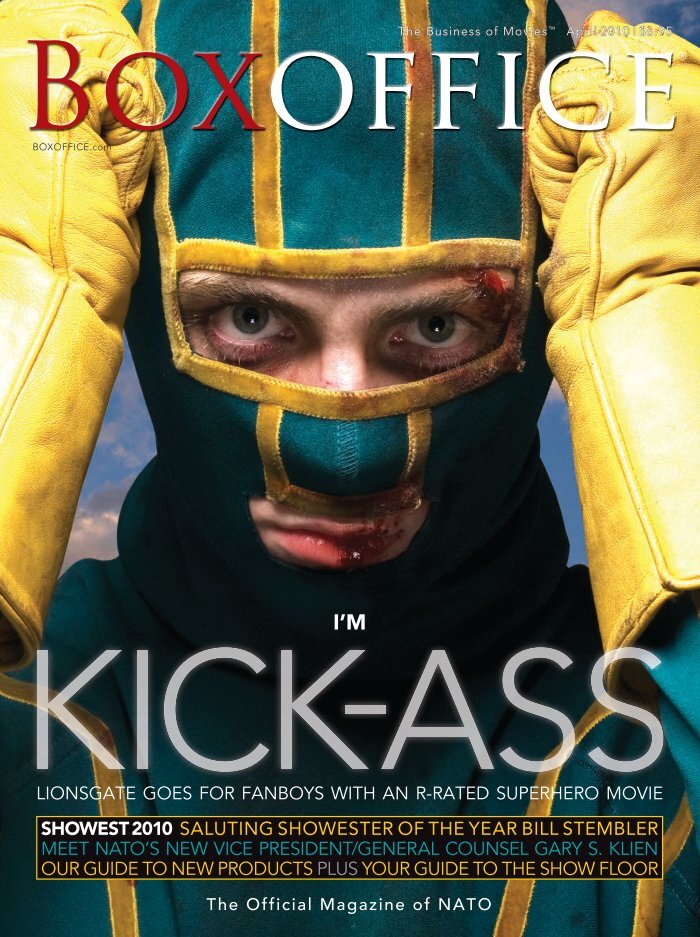 BOXOFFICE magazine side cover  April 2010